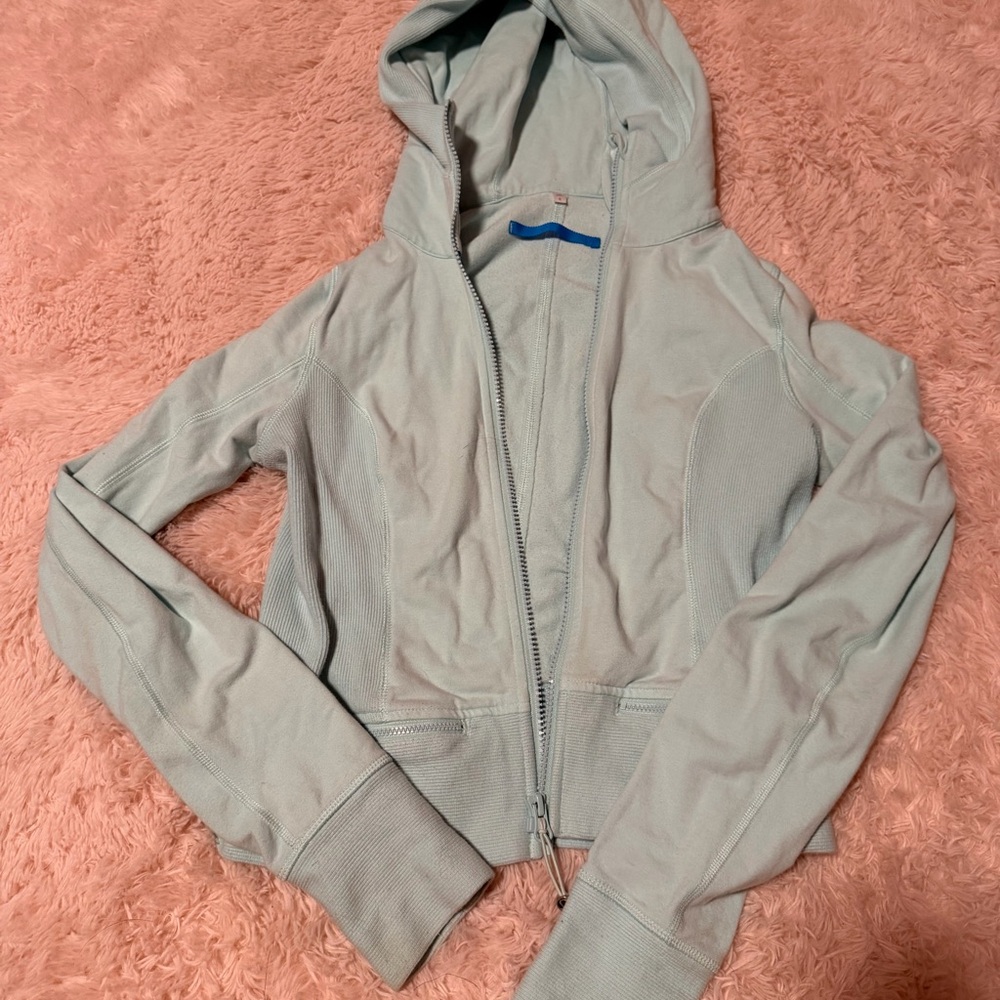 lululemon athletica Light Mint Full-Zip Hooded Jacket